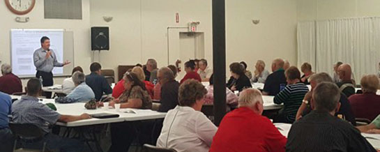 Medicare event at the Council on Aging 5-2016