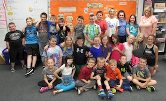 Christie Wendel’s class. (Photo submitted.)