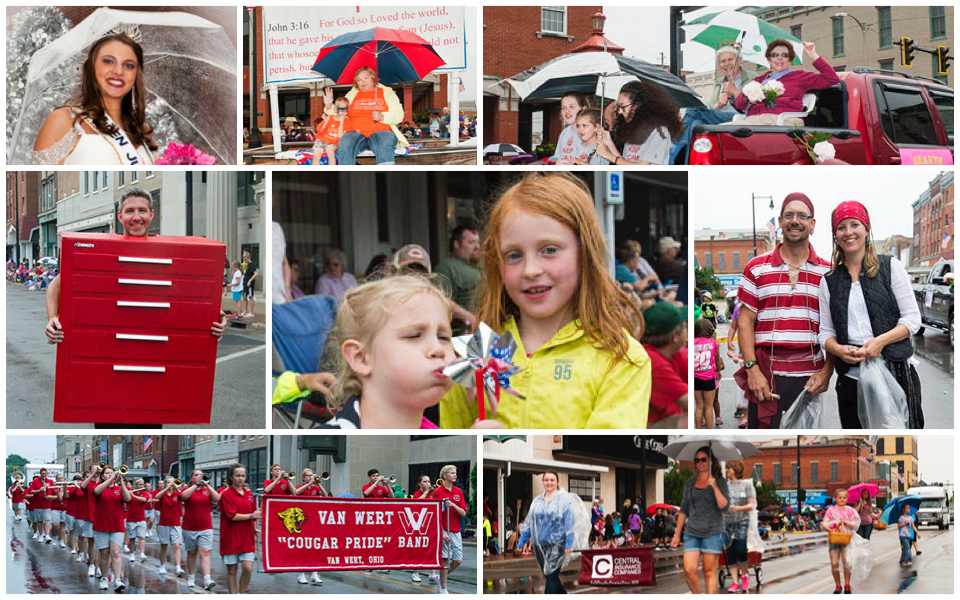 2016 Peony Festival Parade collage