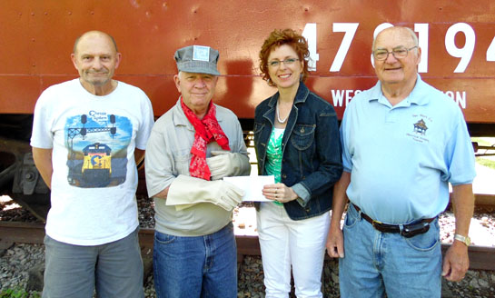Convoy Foundation gives to Railroad Weekend 6-2016