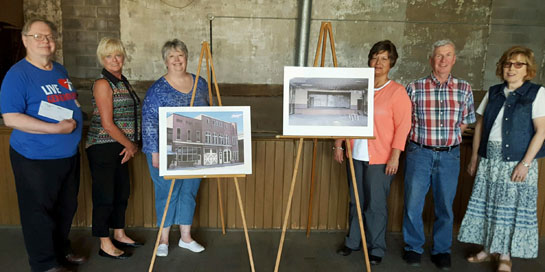 Convoy Historical Society-opera house donation 6-2016