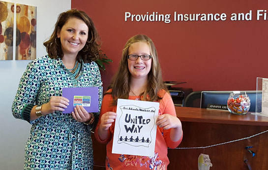 Day of Caring t-shirt contest winner 8-2016