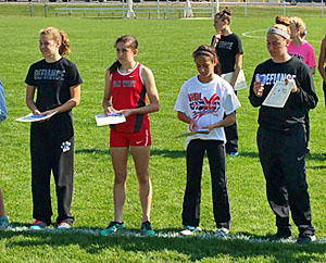 Cougar freshman Jerica Huebner also earned First Team All-WBL honors with an eighth-place finish in the WBL championships. (photo submitted)