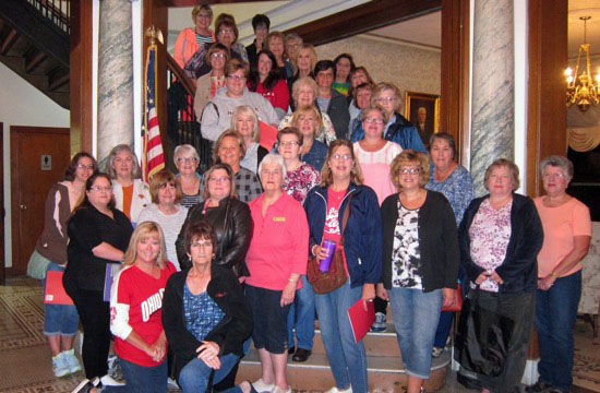 Van Wert County Nursing Association members pose at the YWCA of Van Wert County prior to their trip to Michigan City, Indiana. (photo submitted)