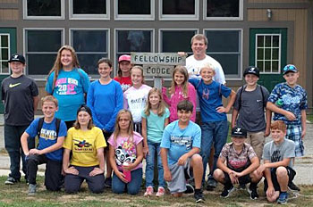 St. Mary's School fifth- and sixth-graders had fun during a field trip to Camp Storer in Michigan. (photo submitted)