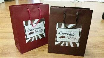 Chocolate Walk bags for the 2017 edition of the event. (MSVW photo)