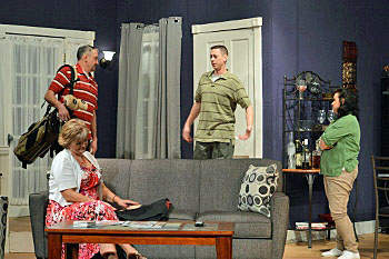 Shown is a scene from Murder in Green Meadows,  the current play at Van Wert Civic Theatre. (VWCT photo)
