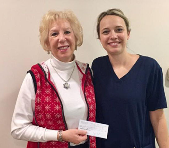 Dog Park Donation-Unverferth Dentistry 2-2017