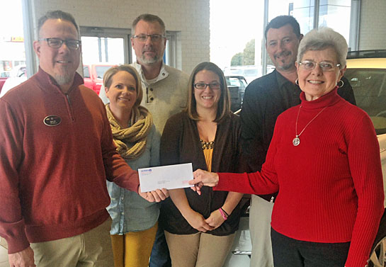 Dog Park donation-Kinstle 2-2017
