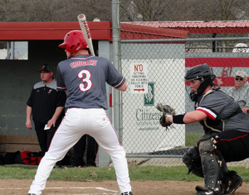 Van Wert's Mason Carr (3) bats during Monday's win over Spencerville. Carr was 2 of 3 in the game to help key the victory. Scott Truxell/Van Wert independent