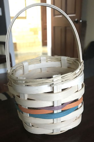 A small basket project will be featured for ArtNight, March 3/23 and will be taught by award-winning weaver Jayne Smith of Van Wert.  (Photo submitted.)