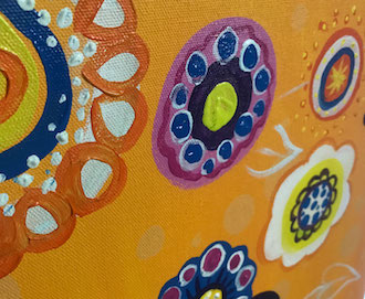 Sneak peek of Thursday, March 2 evening ArtNight project. Abstract spring flowers.  (Photo submitted.)