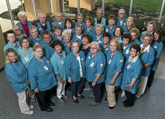 Red Cross volunteers at VWCH 4-2017