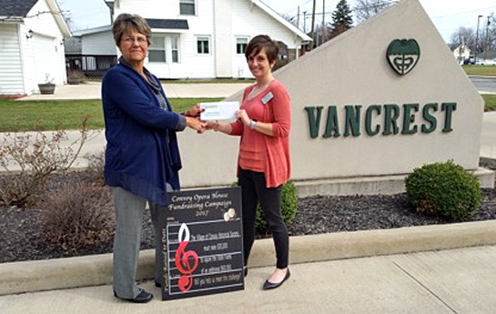Vancrest gives to Convoy Opera House 4-2017