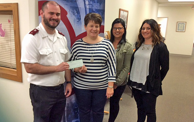 CHP donates to Salvation Army 5-2017