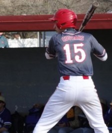 Nick Gutierrez is at bat. Van Wert independent file photo