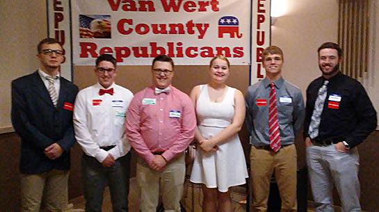 VWHS students at GOP Lincoln Day Dinner 5-3-17