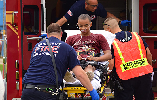 EMA exercise 6-14-17-Victim transported